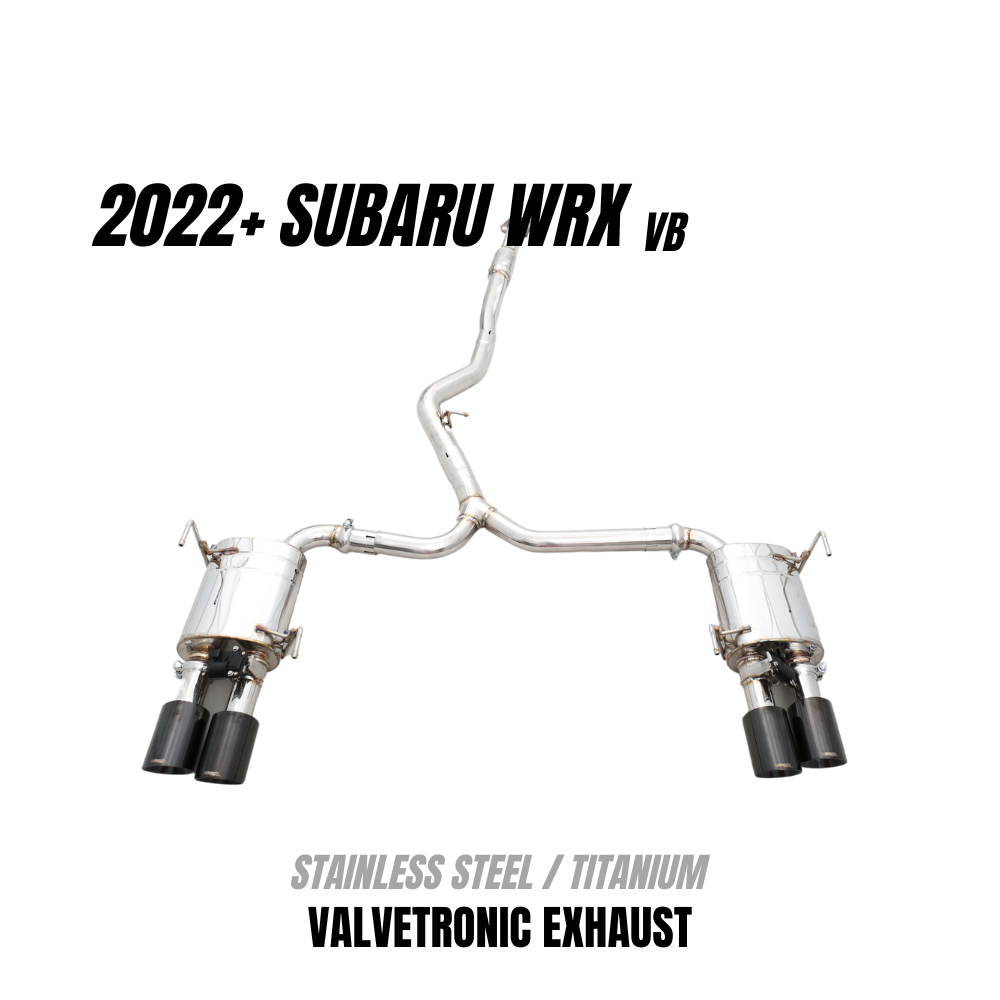 RES, RES x JDMuscle 2022-23 WRX Valvetronic Catback Exhaust MT&CVT