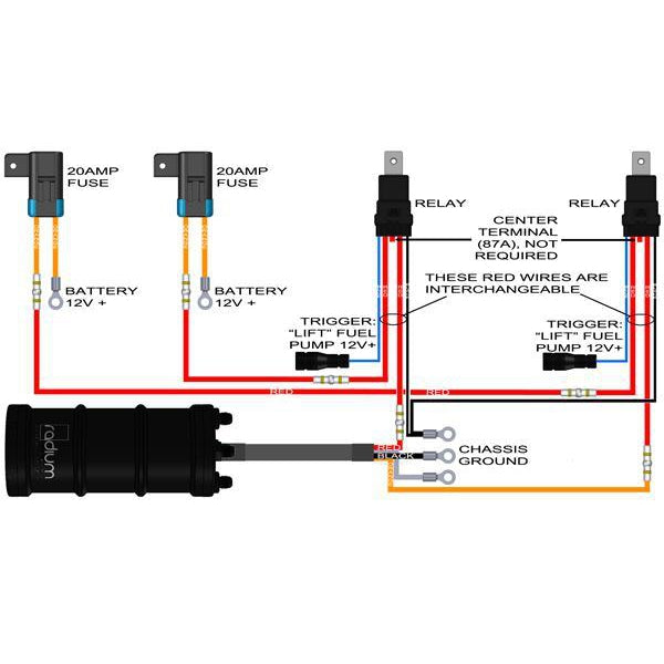 Radium Engineering, Radium Engineering DIY Fuel Pump Wiring Kit - Universal | 17-0031