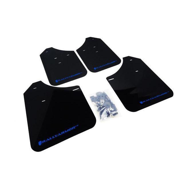 Rally Armor, Rally Armor Black w/ Blue Logo Urethane Mud Flaps Subaru WRX / STI 2002-2007