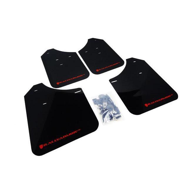 Rally Armor, Rally Armor Black w/ Red Logo Urethane Mud Flaps Subaru WRX / STI 2002-2007