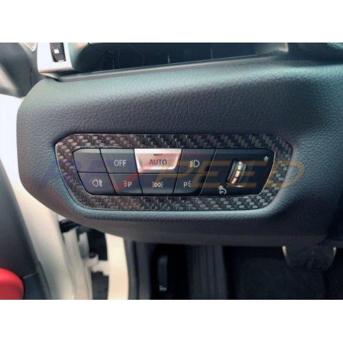 Rexpeed, Rexpeed 2020+ Supra GR Carbon Fiber Cluster Switch Panel Badge | TS20