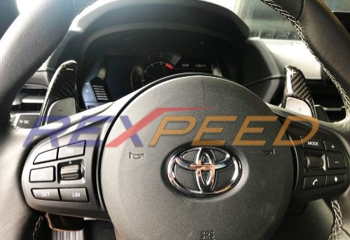 Rexpeed, Rexpeed 2020+ Supra GR Dry Carbon Steering Wheels Shift Paddles Extension | TS15